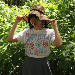 アートを着るＴシャツ  紫陽花 11枚目の画像