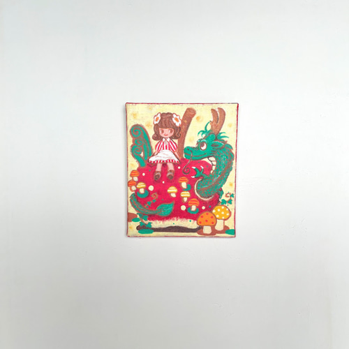 龍喰い林檎」原画 絵画 絵画 KATAKATA COBAJI 通販 17803812