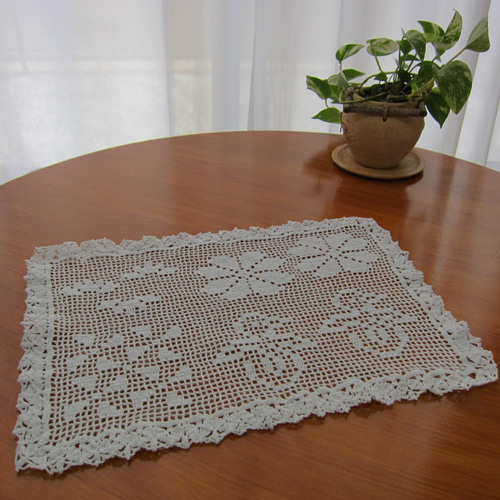 レース編み ドイリー 和柄 文様 § その他インテリア雑貨 Lilac_charm