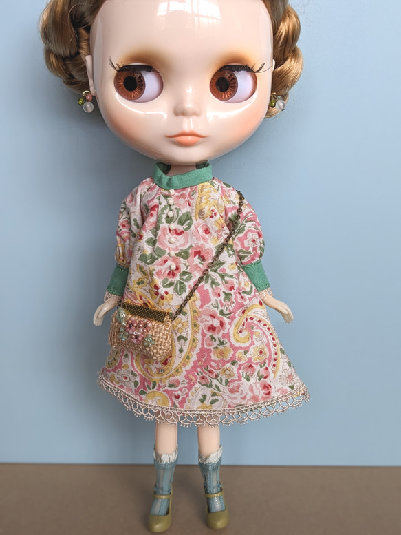 22センチドール　アウトフィット　服　ワンピース　帽子　リカちゃん　ブライス 24053103】リカちゃん ブライス 22cmドール服 アウトフィット その他