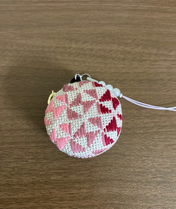 こぎん刺しマカロンポーチ 小銭入れ・コインケース nene1010 通販  