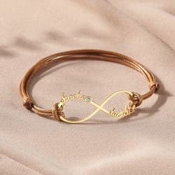 【オーダーメイド】名入れ 家族 誕生石 ブレスレット・母の日・誕生日ギフト・結婚記念日・おしゃれ・敬老の日 3枚目の画像