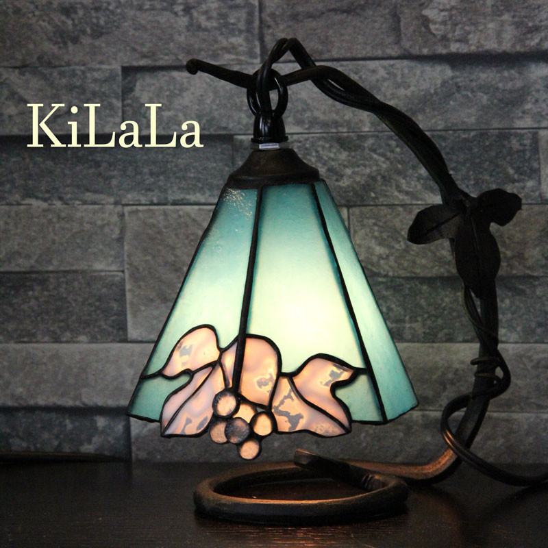 オリジナルステンドグラス『葡萄ランプ・ミニ』a