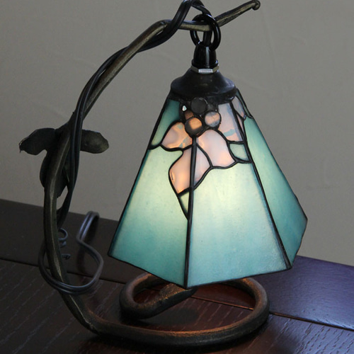 オリジナルステンドグラス『葡萄ランプ・ミニ』a スタンドライト