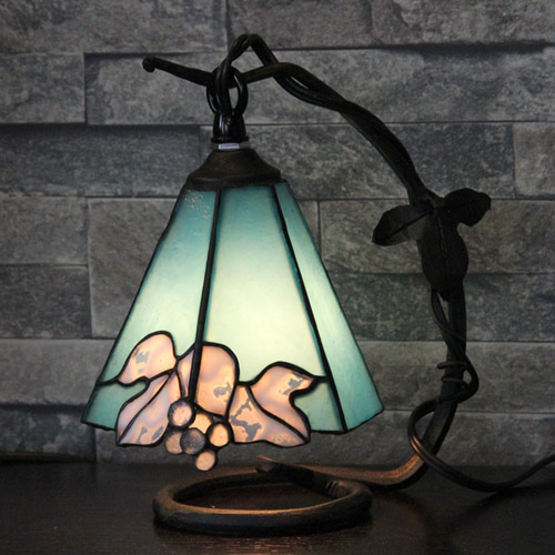 オリジナルステンドグラス『葡萄ランプ・ミニ』a スタンドライト