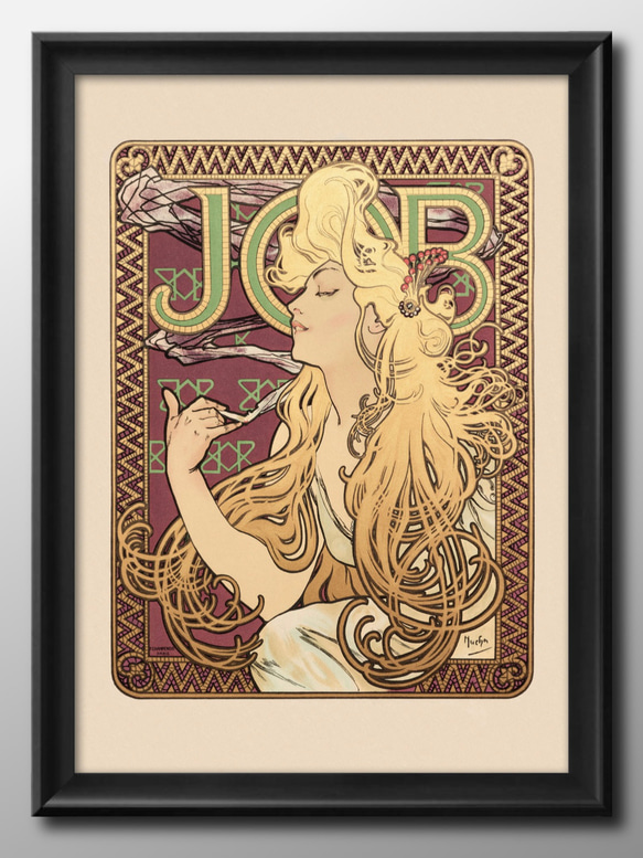 15036□ポスター アート 絵画『アルフォンス・ミュシャ Job