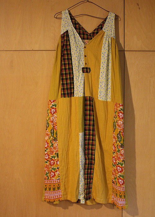 SOLD○衣替えセール○SAYOCAFEセレーノシリーズ、パッチワークギャザー  