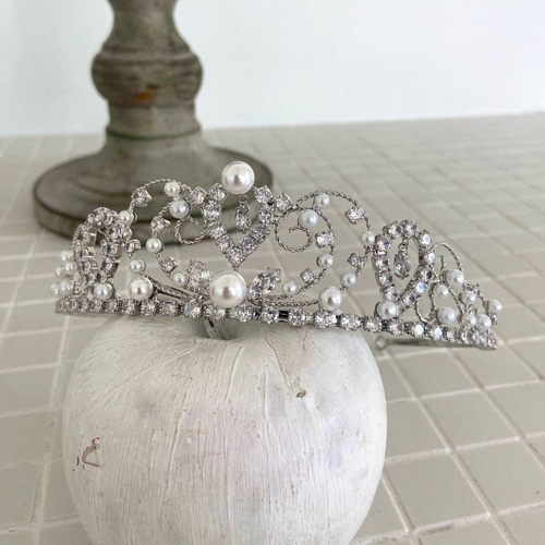 ロマンスハートジルコニアティアラ RT-48|花嫁 結婚式