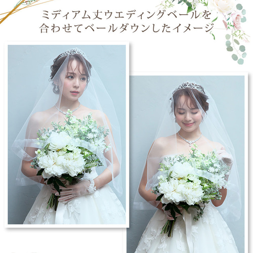 ロマンスハートジルコニアティアラ RT-48|花嫁 結婚式 ウエディング 髪