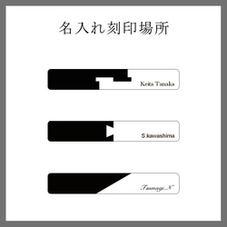 「Kana」名入れのできるウッドアクリルのネクタイピン 10枚目の画像