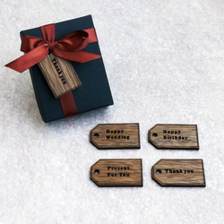 「Kana」名入れのできるウッドアクリルのネクタイピン 7枚目の画像