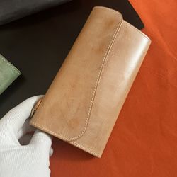 新作品 ブラウン ハンドメイド 新品 ブライドレザー ヌメ革/本革