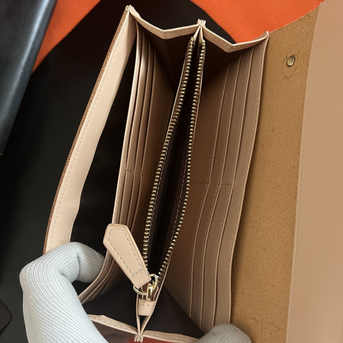 ブライドルレザー メンズ 長財布 男性 本革 ヌメ革 茶色 ブラウン 楽天