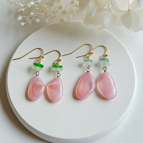 さくらもちページ♡金属ピアス12点いつもありがとうございます♥️ ピアス K10ピンクゴールド ダイヤモンド合計0.05ct (4月誕生石