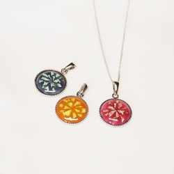 七宝焼 ペンダントトップ ｢花火｣（3色） ペンダントトップ は