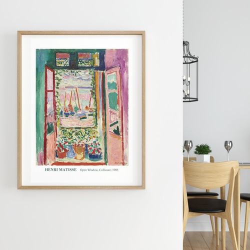 アンリ マティス マチス ポスター 額縁 インテリア アートパネル Henri Matisse アンリ・マティス Interior in