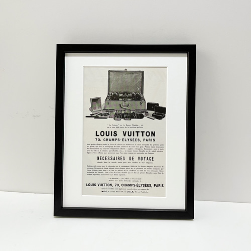 ルイ・ヴィトン 1931年ヴィンテージ広告　ポスター Authentic 1930s Vintage Louis Vuitton Advertisement Print