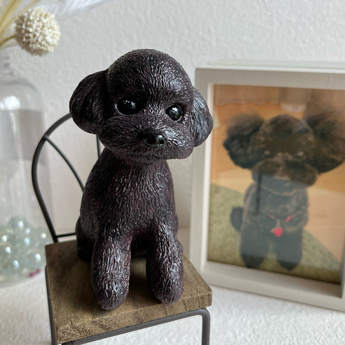 オーダー］うちの子 世界に1つの愛犬フィギュア オーダー 置物