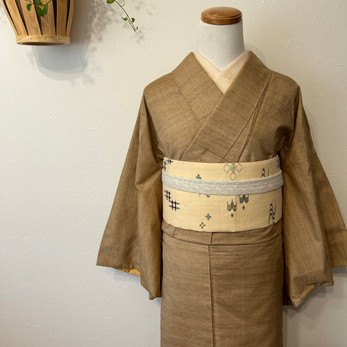 夏物　壁上布　本場琉球絣　紗　正絹 夏物 壁上布 本場琉球絣 紗 正絹 夏着物】 【本場琉球かすり】 特選手織り