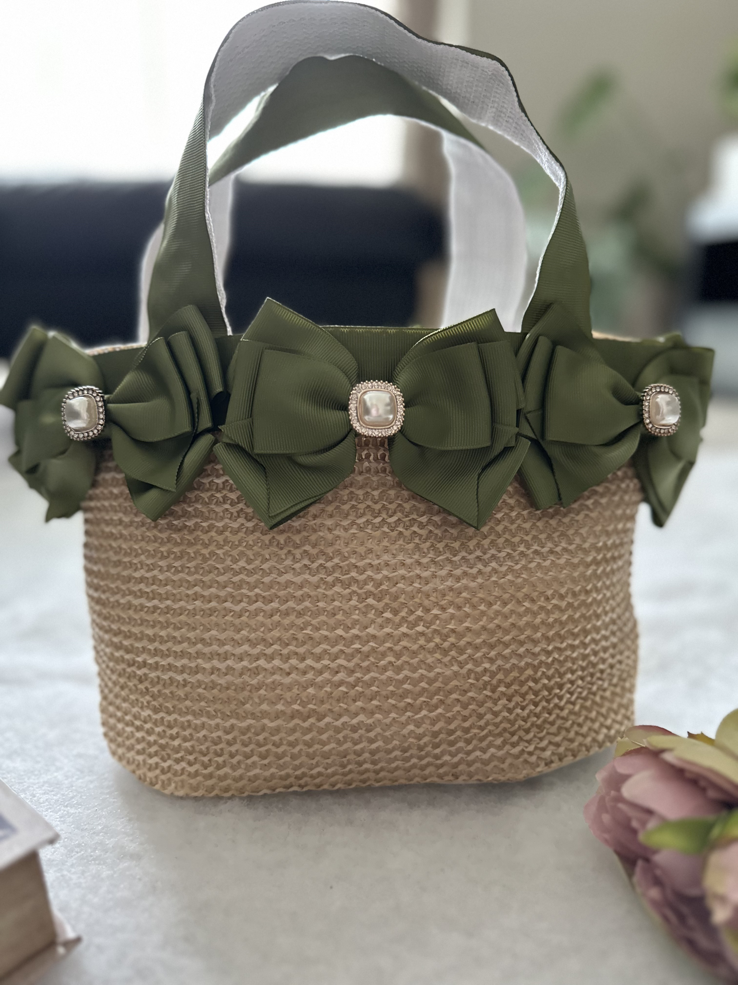 SEA かごバッグ 新品未使用品 SEA BASKET BAG M（CLAY）