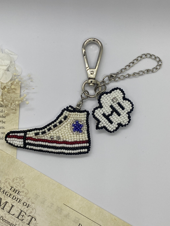 ビーズ刺繍バックチャーム（スニーカー＆Hi） その他