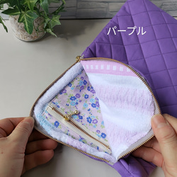 推し活ライフ応援★新色追加！ペンライトケース（4本収納可能）★キルトとタオル地でふっくらポーチ【Creema限定】 9枚目の画像