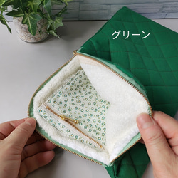 推し活ライフ応援★新色追加！ペンライトケース（4本収納可能）★キルトとタオル地でふっくらポーチ【Creema限定】 7枚目の画像