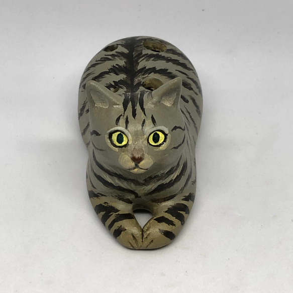 ネコリナ (猫のオカリナ)/sphin_h/キジトラ　キジトラ猫　オカリナ 人気・おすすめ｜多用途・生活用品におすすめ キャンペーン中 即納 即日発送サービス