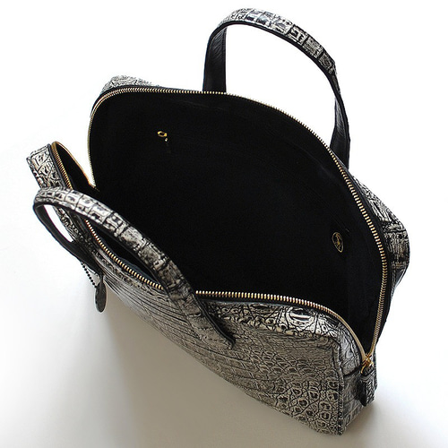 超希少！バビラス本クロコダイルレザー！鰐革！日本製！男女兼用  