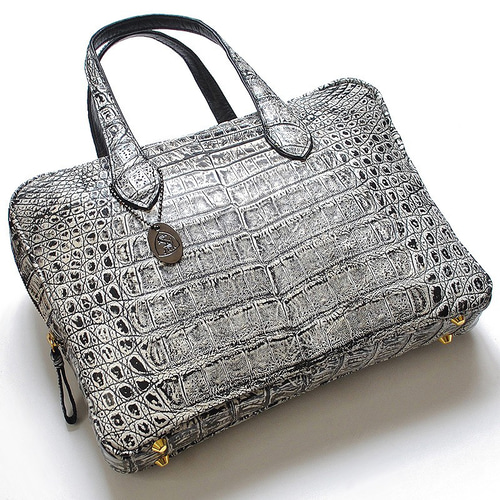 超希少！バビラス本クロコダイルレザー！鰐革！日本製！男女兼用