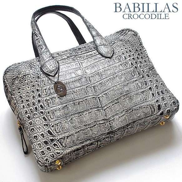 超希少！バビラス本クロコダイルレザー！鰐革！日本製！男女兼用  
