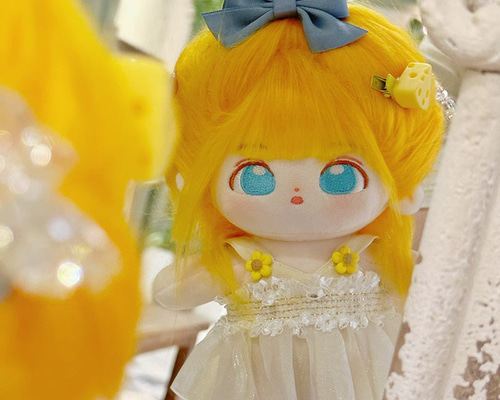 淡い黄色のふわふわぬいぐるみ ぬい 無属性