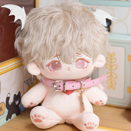 20cmぬいぐるみ 着せ替えぬいぐるみ モビ 魅魔少年 ベージュ色髪 20cmぬいぐるみ 着せ替えぬいぐるみ モビ 魅魔少年 ベージュ色髪
