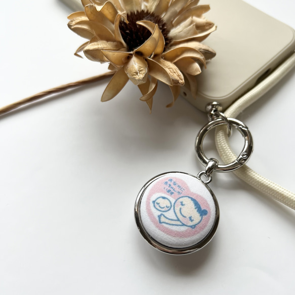 （予定日が入る♡）マタニティマーク　マタニティキーホルダー　マタニティロゼット　予定日 3枚目の画像