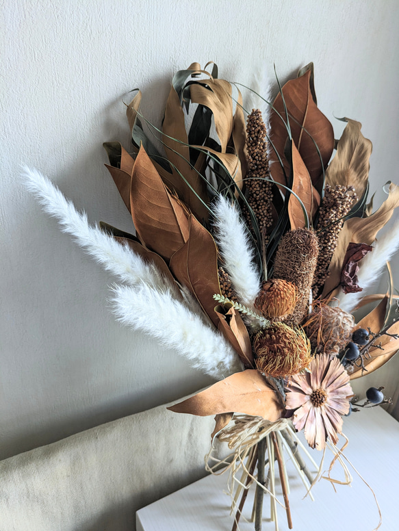 ウェディングブーケ＆ブートニア 花・木の実・枝葉・果実 G1205930759(9230円)