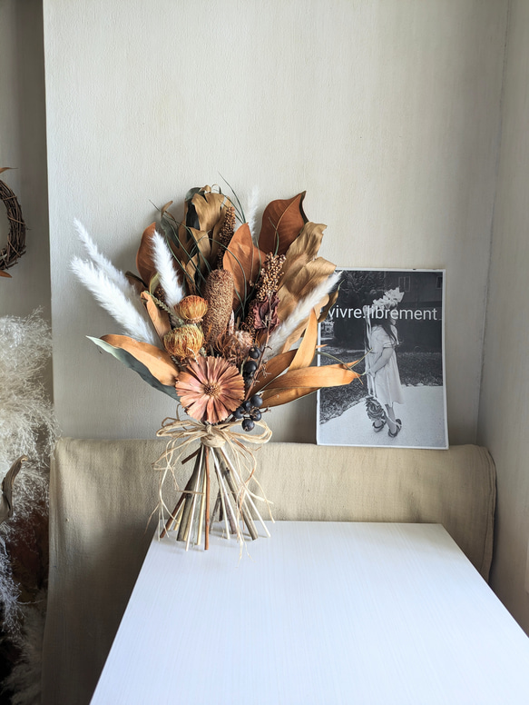 ウェディングブーケ＆ブートニア 花・木の実・枝葉・果実 G1205930759(9230円)