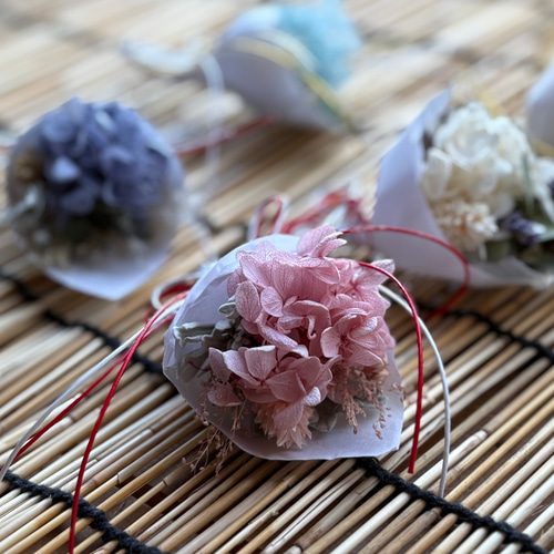 6月だけじゃない土用の丑の日に吊るすおまじない ミニミニ紫陽花守り 5