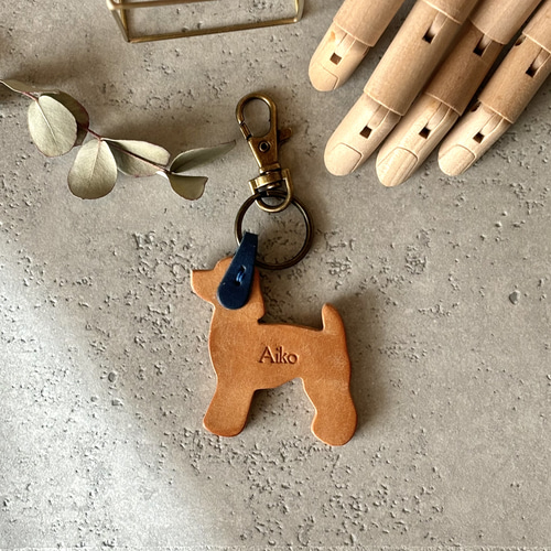 プードル・ダックスフンド・ミックス犬♡わんこ型の本革レザー