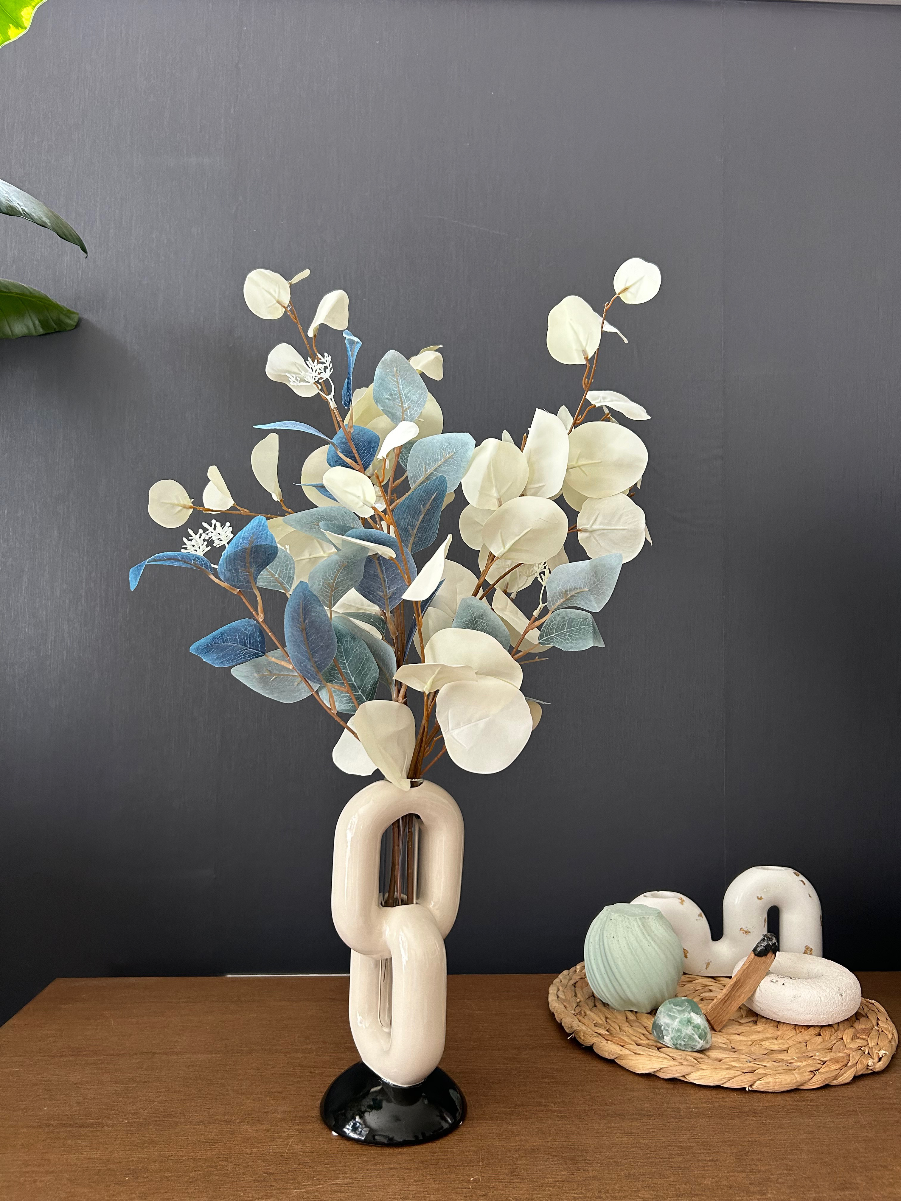 1点限定販売☆アーティフィシャルフラワー　カラーリーフ＆フラワーベース　光触媒加工