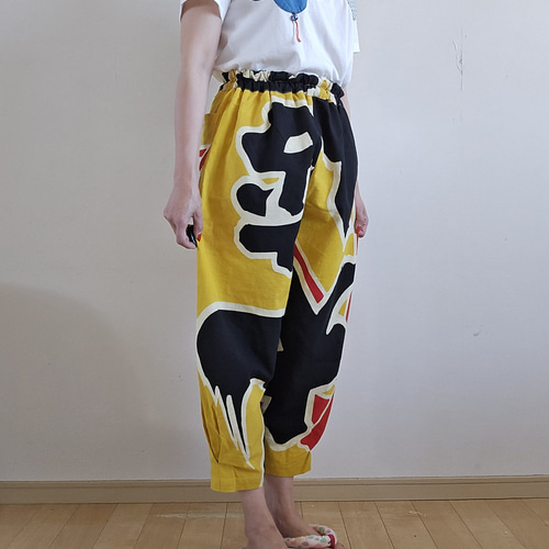 はるりんとして大漁旗リメイク　バルーンパンツ Ground Y ボンタンバルーンパンツ - Ka na ta,Yohji Yamamoto