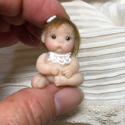 樹脂粘土 ミニチュアの女の子 ∞ その他人形 momo 通販 17808881