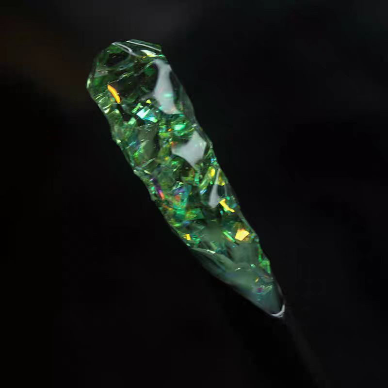 ハンドメイド かんざし 星雲 手作り 木簪 紫檀 樹脂 マジェステ 和装髪飾り ヘアアクセサリー 恋人 誕生日 周年記念