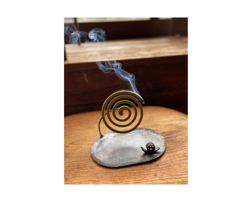 亜鉛合金 お香 動物 香ホルダー カタツムリ 形香ホルダー かたつむり