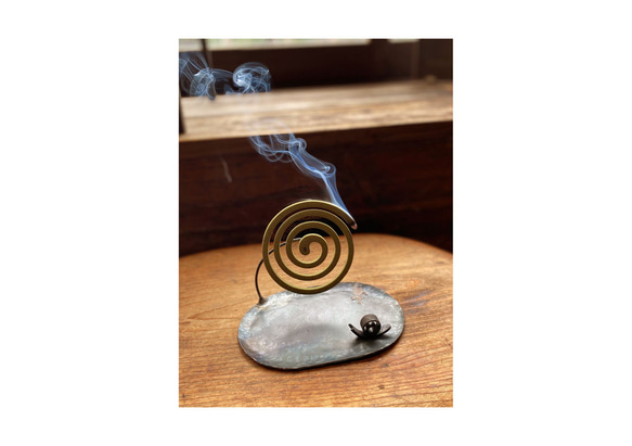 かたつむり 蚊取り線香立て 蚊取り線香ホルダー・蚊遣り