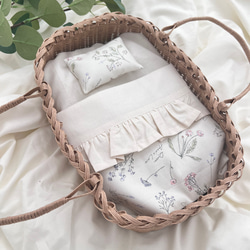 山田　お人形用クーファンベージュ 選べるクーファン♡お人形用クーファン♡ベージュチェック おもちゃ