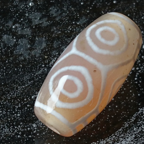 極上✨橙玉髄✨龍眼天珠 天然石 F* 通販 17809729｜Creema(クリーマ)