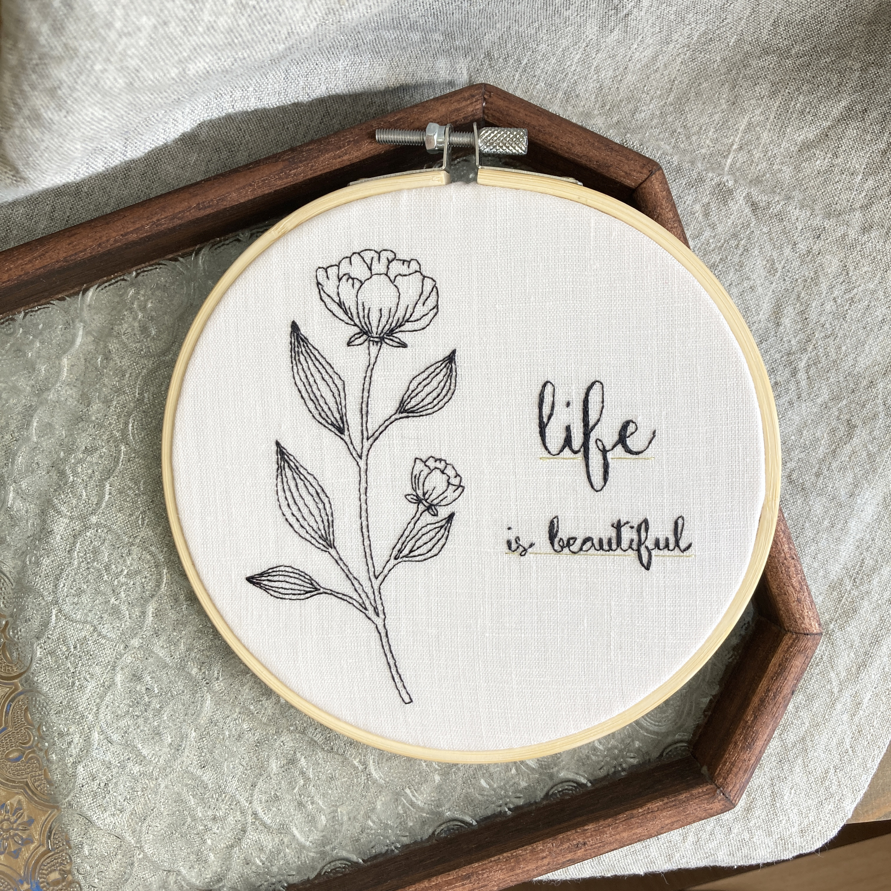 刺繍 壁掛け ハンドメイド 刺繍 壁掛け ハンドメイド