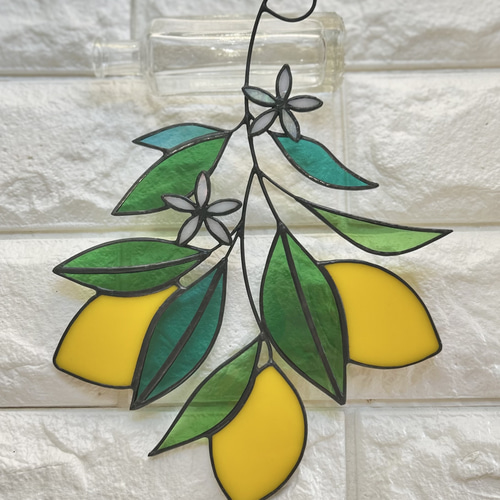ステンドグラス】レモンのスワッグ サンキャッチャー Atelier 108 通販