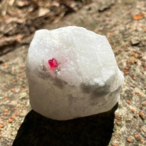 【鉱物標本】ツーソン新着 スピネル 原石 ミャンマー産 ミャンマー産 スピネル 原石 鉱物標本の通販 by ジオード's shop