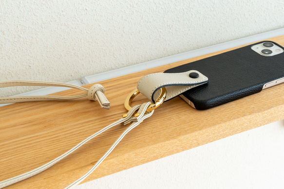 しっぽのついたスマホケース「クベル」専用ショルダーストラップ 3枚目の画像